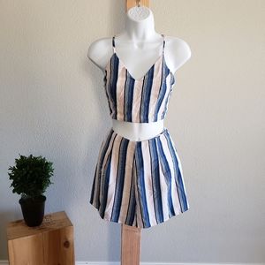Striped Two-Piece Set